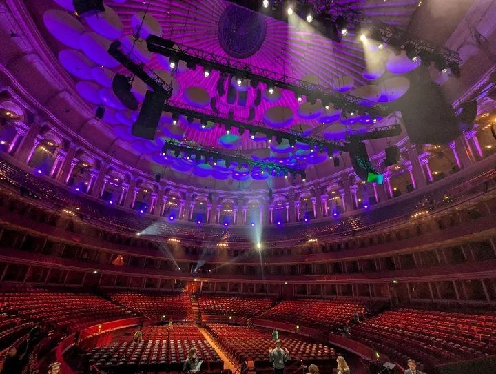 Concert hall during a performance