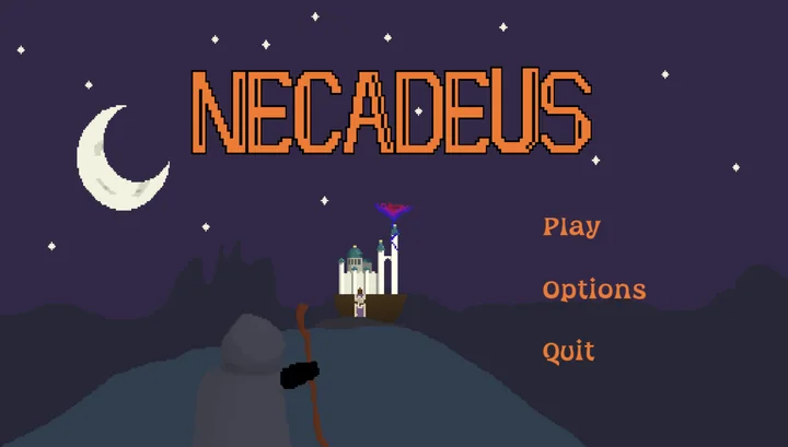 Necadeus game title screen