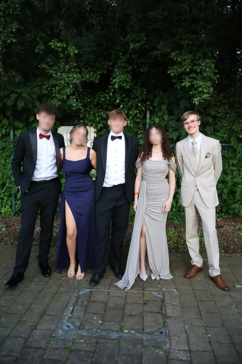 A group of students outdoors
