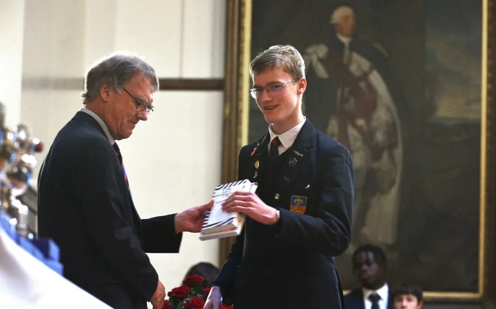 School prize presentation