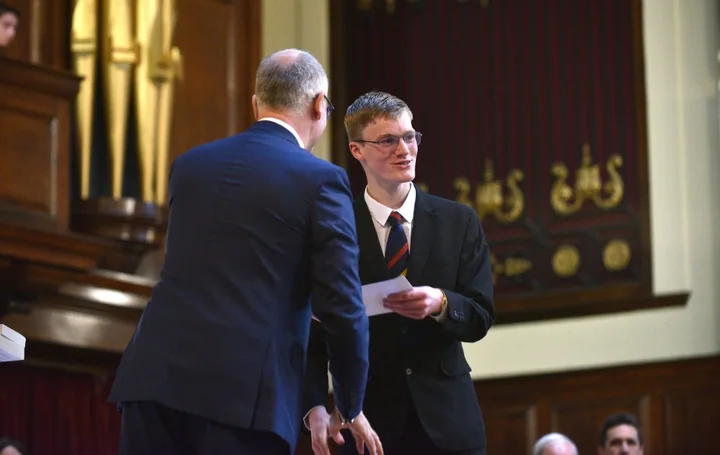 School prize presentation